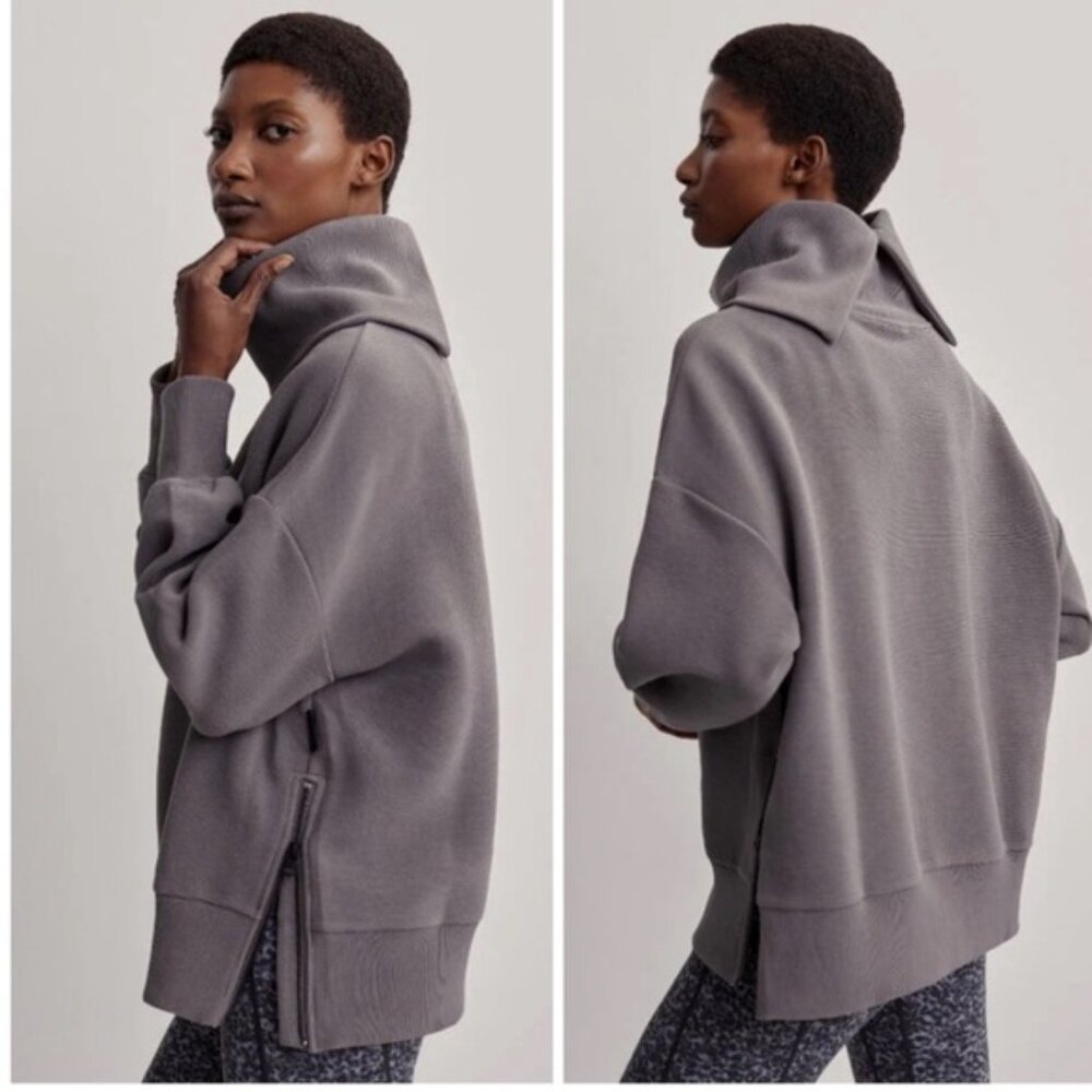 VARLEY MILTON SWEAT IN DEEP CHARCOAL Size Medium NWT